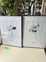 Both framed prints side by side showing overall appearance and frames