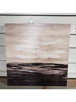 Front view of square landscape painting