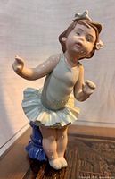Front view of Lladró ballerina figurine