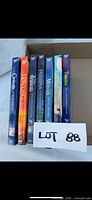 Spines of six Disney Special Edition DVDs in box