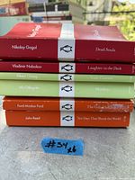 Stack of six Penguin Classics showing titles and authors on spines
