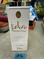 Front of Dior J'adore Parfum d'Eau box