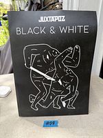 Front cover of Juxtapoz Black & White art book