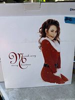 Front cover of Mariah Carey Merry Christmas LP in sleeve