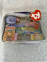 sealed case front showing contents