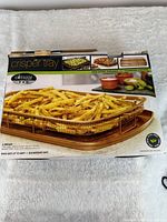 Front box view showing product and fries