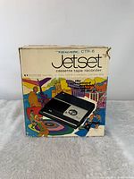 Front view of original Jetset box