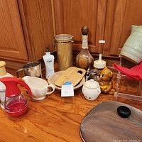 Entire assortment of kitchen items on countertop