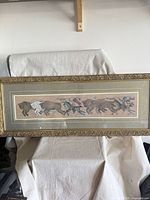 Full view of framed panoramic print