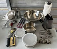 overview of entire lot on table