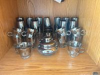 Front view displaying entire set in cabinet