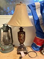 Lamp and lantern full view