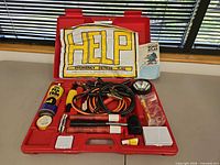 Open kit displaying all included components