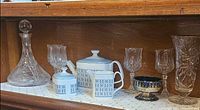 All items together on shelf