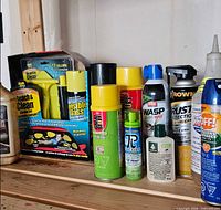 Shelf view showing full assortment, all items visible together