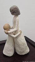 Full side view of Willow Tree Mother & Daughter figurine