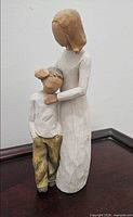 Front view of Willow Tree Mother and Son figurine