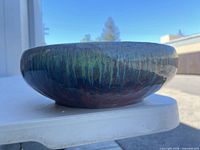 Side view showing glaze colors and overall shape