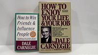 Front covers of both Dale Carnegie books