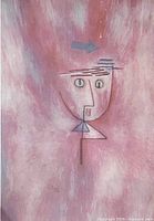 Full view of framed Paul Klee print
