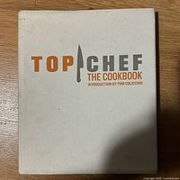 Front cover showing title, knife graphic and cloth texture