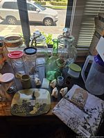 group shot showing all kitchen items on windowsill