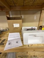 Box, manual, foam-packed heater unit