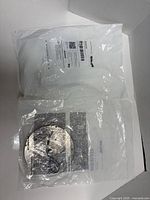 Front view of both sealed Whelen LED lights showing packaging and part labels