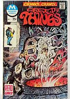 Front cover of Creepy Things #4 showing artwork, publisher logo, price and issue number
