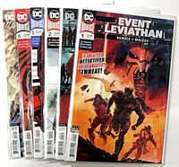 All six bagged and boarded Event Leviathan issues #1, #2, #5, #6 including variants