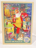 Front of Cobble Hill puzzle box showing artwork and piece count