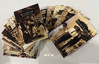 All books fanned out showing covers