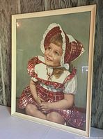 Front view of framed print