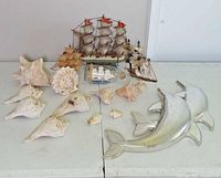 All items overview on table