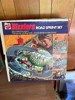 Front of Mattel Sizzlers Road Sprint Set box