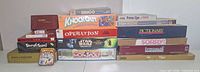 Full stack of all games showing titles and sizes