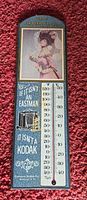 full view of Kodak advertising thermometer