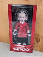 Front view of sealed Living Dead Dolls Sabrina box