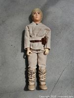 Full view of 12-inch Anakin figure in beige outfit