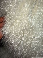 Close-up of faux-fur texture