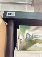 close-up of top shelf corner and supports