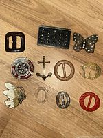 Full group of 11 accessories laid out