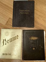 All three yearbooks front covers