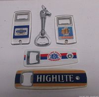 Front view of all five openers