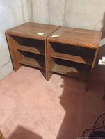 Both end tables side by side showing overall design
