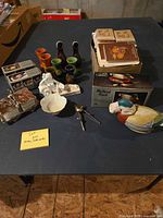 Table overview showing all items together