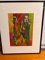 Framed painting full view
