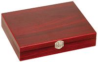 Closed rosewood finish MDF gift box