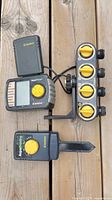 Full view of AquaTimer controller, 4-way manifold, and AquaSentry sensor