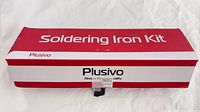 Plusivo branded red box closed view